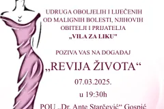 “Revija života u Gospiću”- modna revija s porukom nade za oboljele od malignih bolesti