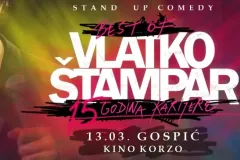 Večer najboljih fora - u Gospić stiže komičar Vlatko Štampar