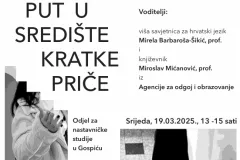 Radionica “Put u središte kratke priče” na Odjelu za nastavničke studije u Gospiću