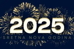 Nova godina, novi snovi: Želimo vam sretnu 2025.!
