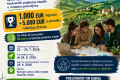 LAG Lika organizira prvi LAG hackathon u Hrvatskoj – mladi će razvijati i provoditi rješenja za izazove ruralnih sredina