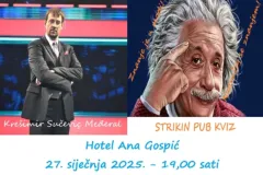 Ne propustite: Krešimir Sučević Međeral ponovo u Gospiću na popularnom Strikin pub kvizu