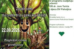 Svjetski dan sadnje drveća u Gospiću: Pučko učilište i najmlađi zajedno za zelenu budućnost