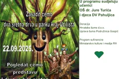 Svjetski dan sadnje drveća u Gospiću: Pučko učilište i najmlađi zajedno za zelenu budućnost