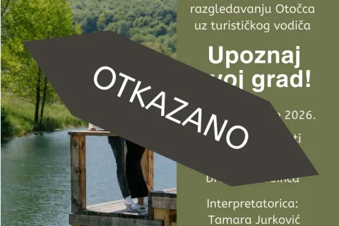 Zbog lošeg vremena otkazana turistička tematska šetnja u Otočcu