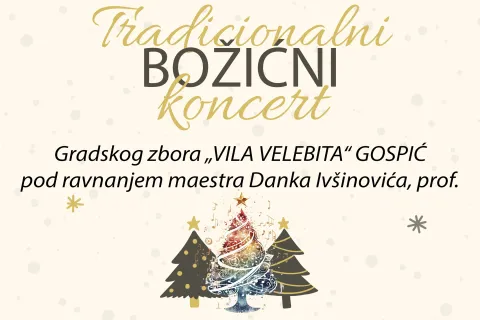 13. Tradicionalni božićni koncert Gradskog zbora Vila Velebita