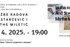 Otvorenje izložbe radova Ane Starčević i Marthe Miletić u Otočcu