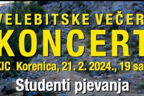 Velebitske večeri: Koncert u KIC-u Korenica