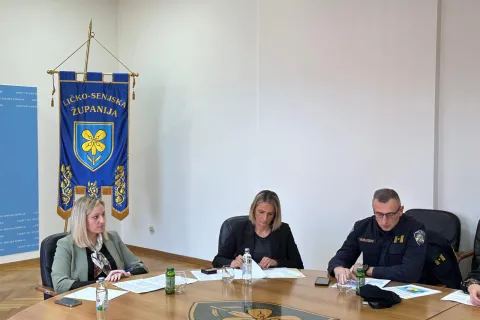 Održana sjednica Vijeća za prevenciju kriminaliteta Ličko-senjske županije