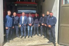 Gradonačelnik Milinović i zamjenik Kovačević na uskrsno jutro posjetili gospićke vatrogasce