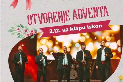 TZ Otočac najavljuje: Klapa Iskon 2. prosinca svojim će koncertom otvoriti Advent u Otočcu