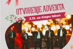 TZ Otočac najavljuje: Klapa Iskon 2. prosinca svojim će koncertom otvoriti Advent u Otočcu