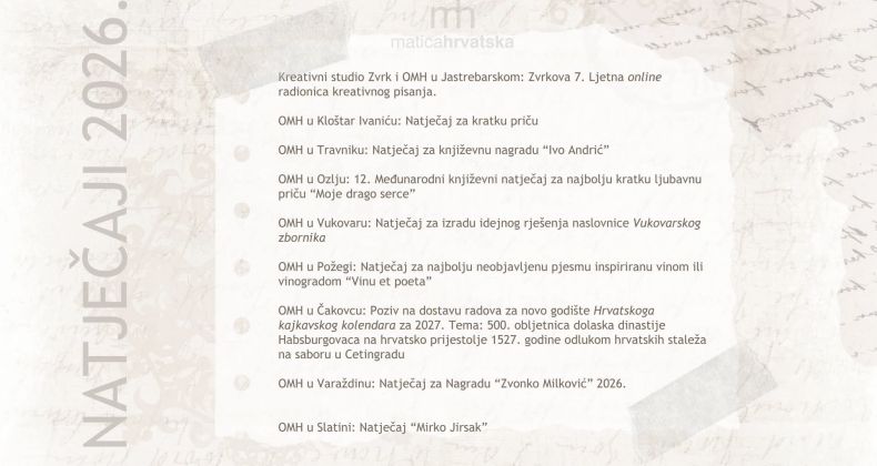 Najbolje iz Like - Pišete li priče ili pjesme? Otvoreni su novi književni natječaji
