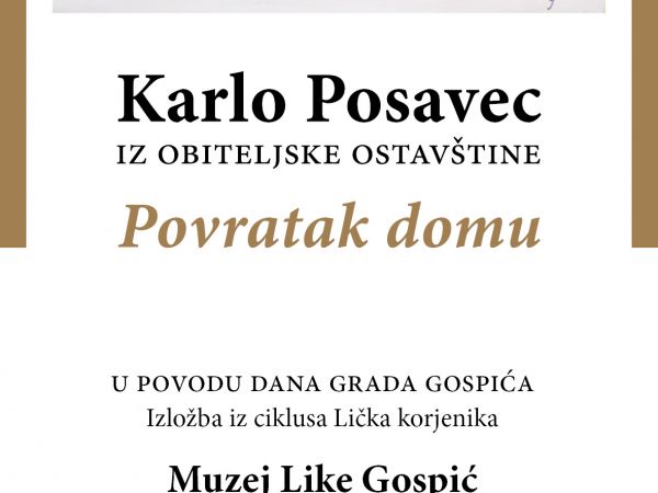 Izložba djela slikara Karla Posavca