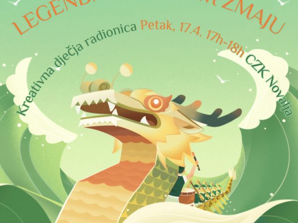 Zmaj čuvar otoka stiže na dječju radionicu u Novalji