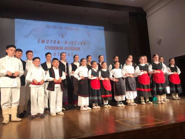 Otočac će u subotu biti domaćim 4. Dječje smotre izvornog folklora