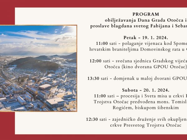 Proslava Dana Grada Otočca i njegovih zaštitnika sv. Fabijana i Sebastijana Proslava Dana Grada Otočca i njegovih zaštitnika sv. Fabijana i Sebastijana