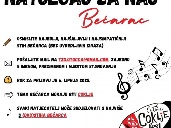 The Coklje Fest ponovno u Otočcu: Prijavi se na izbor za “naj bećarac”!