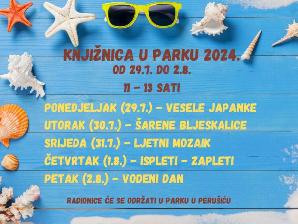 U perušićkom parku ponovno djeluje knjižnica U perušićkom parku ponovno djeluje knjižnica