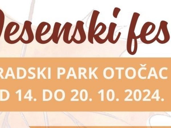Uskoro 3. po redu Jesenski festival u Otočcu