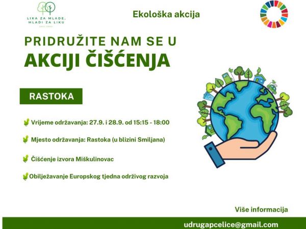 Selo Rastoka vas poziva na izlet i druženje u sklopu projekta “Lika za mlade, mladi za Liku” Selo Rastoka vas poziva na izlet i druženje u sklopu projekta “Lika za mlade, mladi za Liku”