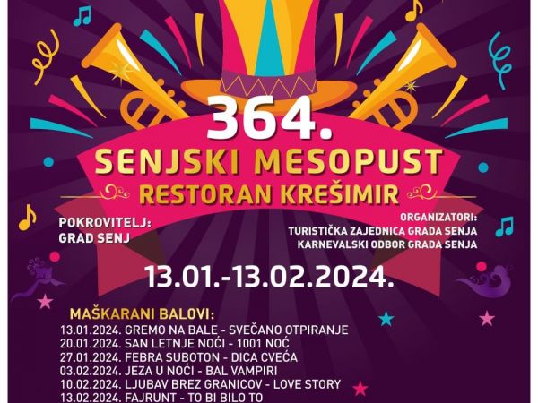 Maškarani spektakl u Senju: Otkrijte čaroliju tradicionalnog mesopusta Maškarani spektakl u Senju: Otkrijte čaroliju tradicionalnog mesopusta