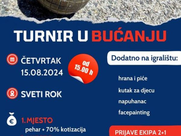 Turnir u bućanju u Svetom Roku Turnir u bućanju u Svetom Roku