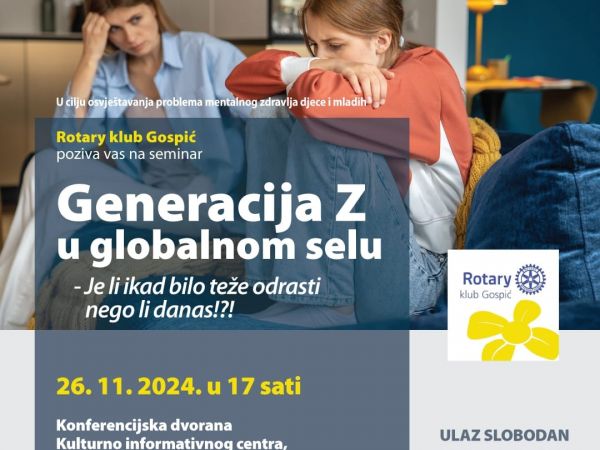 Generacija Z u globalnom selu - ne propustite javnu tribinu o mentalnom zdravlju mladih