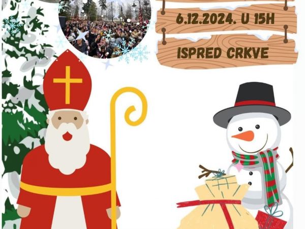 Doček Sv. Nikole danas u Otočcu uz Božićni sajam i koncert
