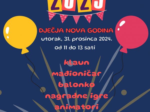 Velika novogodišnja zabava za djecu Velika novogodišnja zabava za djecu