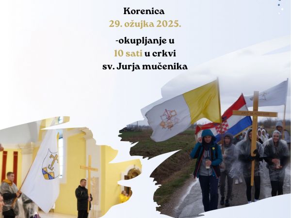 Biskupijski križni put mladih u Korenici Biskupijski križni put mladih u Korenici