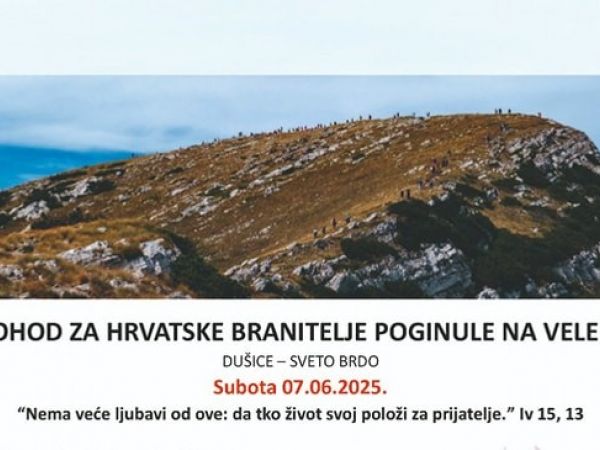8. pohod za hrvatske branitelje poginule na Velebitu 8. pohod za hrvatske branitelje poginule na Velebitu