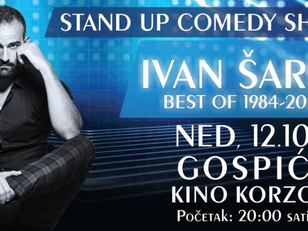 Popularni stand-up komičar Ivan Šarić ponovno u Gospiću!