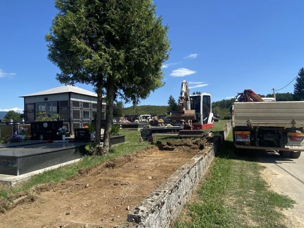 Započela rekonstrukcija groblja u Križpolju Započela rekonstrukcija groblja u Križpolju