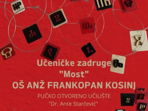 Izložba nakita inspiriranog glagoljicom u Gospiću Izložba nakita inspiriranog glagoljicom u Gospiću
