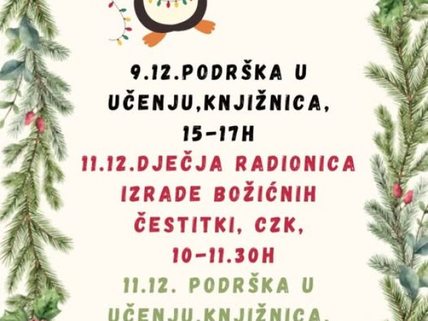 Adventske aktivnosti Udruge Ana u Novalji Adventske aktivnosti Udruge Ana u Novalji