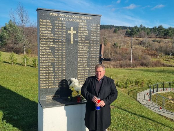 Načelnik Općine Brinje i potpredsjednik Općinskog vijeća tradicionalno prisustvovali obljetnici pada Saborskog Načelnik Općine Brinje i potpredsjednik Općinskog vijeća tradicionalno prisustvovali obljetnici pada Saborskog