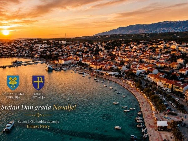 Čestitka župana Petryja povodom obilježavanja Dana grada Novalje