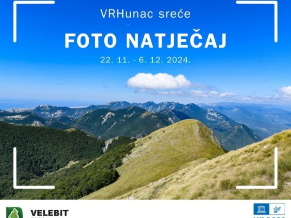 Park prirode Velebit organizira foto natječaj povodom Međunarodnog dana planina