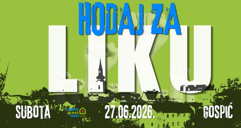 Najbolje iz Like - Građanska inicijativa “Gospić je naš dom” najavila prosvjednu akciju “Hodaj za Liku”