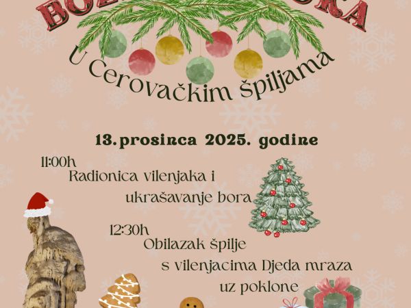 Božićna čarolija stiže u Cerovačke špilje! Božićna čarolija stiže u Cerovačke špilje!