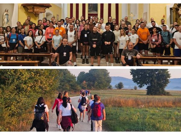Hodočasnici iz Gospića krenuli prema Svetištu Majke Božje od Krasna Hodočasnici iz Gospića krenuli prema Svetištu Majke Božje od Krasna
