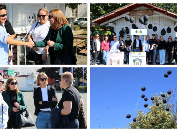 FOTO U Gospiću održana javna akcija povodom Nacionalnog dana borbe protiv nasilja nad ženama