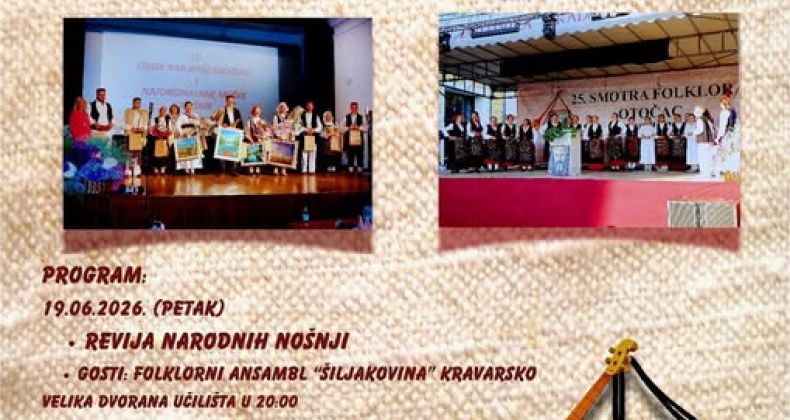 Najbolje iz Like - Otočac najavljuje 26. Smotru folklora uz nastupe brojnih KUD-ova