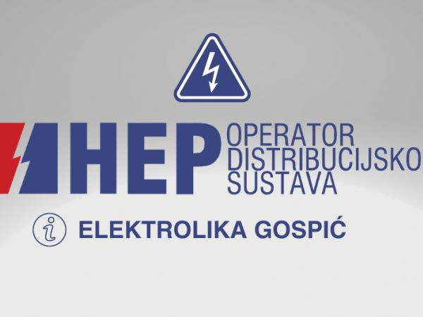 Obavijest o prekidu opskrbe električnom energijom za naselja Mekinjar, Ćojluk, Rebić, Mutilić, Kurjak, Komić, Ondić, Poljice i Srednja Gora