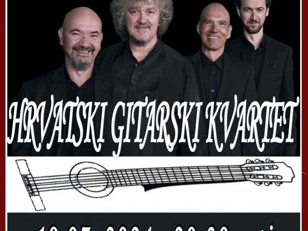 Hrvatski gitarski kvartet u POU Gospić, ulaz besplatan! Hrvatski gitarski kvartet u POU Gospić, ulaz besplatan!
