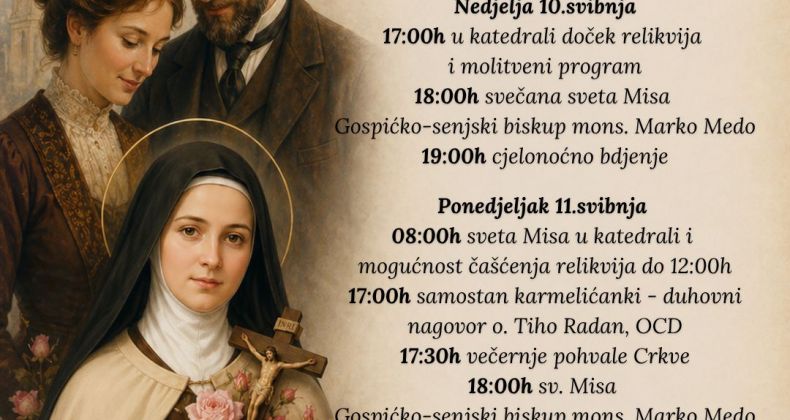 Najbolje iz Like - U Gospiću se održava duhovni program uz relikvije sv. Male Terezije