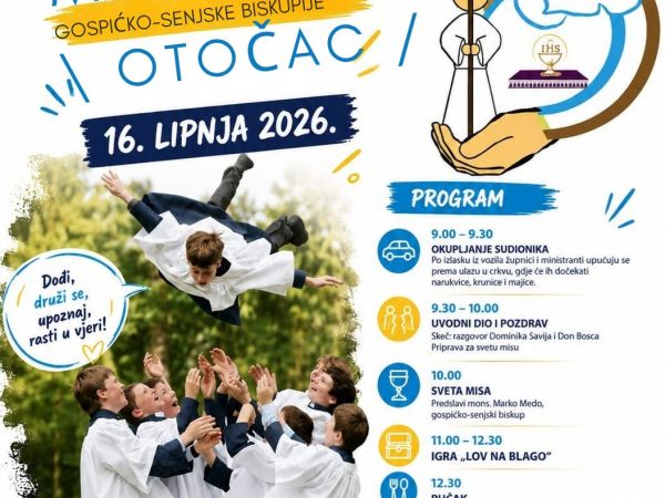 Biskupijski susret ministranata Gospićko-senjske biskupije u Otočcu