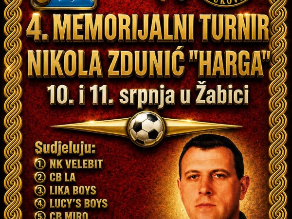 Žabica ponovno postaje središte malog nogometa – stiže 4. Memorijalni turnir “Nikola Zdunić – Harga” Žabica ponovno postaje središte malog nogometa – stiže 4. Memorijalni turnir “Nikola Zdunić – Harga”
