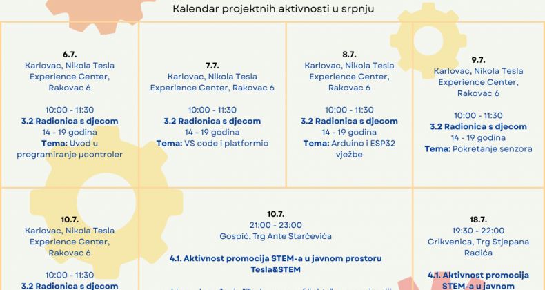 Najbolje iz Like - Srpanj donosi nove STEM avanture kroz Teslinu STEM akademiju
